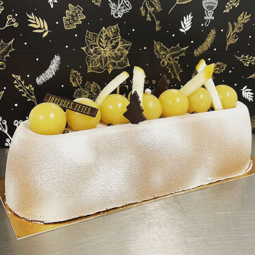 Bûche de Noël Poire Chocolat